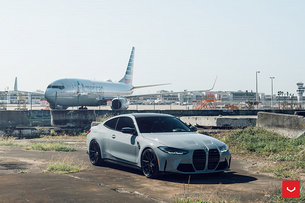 Фото дисков Vossen HF-3 Черный глянец на BMW 4/M4 (G22/G82)