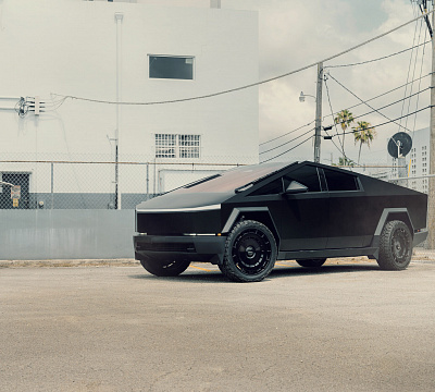 Фото дисков Vossen LC3-11 на Tesla Cybertruck