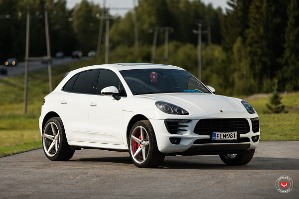 Фото дисков Vossen CG-201 Глянцевый лак на Porsche Macan I