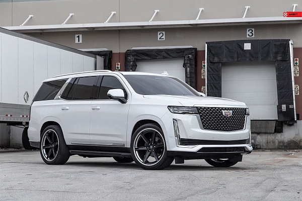Фото дисков Anrky AN36-S Черный глянец на Cadillac Escalade V