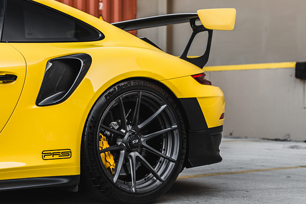 Фото дисков Brixton Forged WR3.2 Сатиновый темный лак на Porsche 911 VII