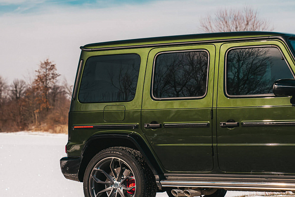 Фото дисков HRE P201 Сатиновый темный лак на Mercedes-Benz G-Class III