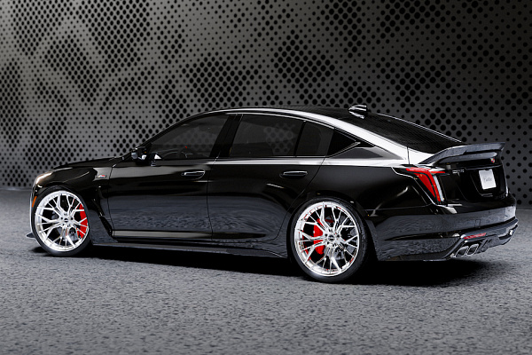 Фото дисков Rusch GT-01 Полированный лак на Cadillac CT5