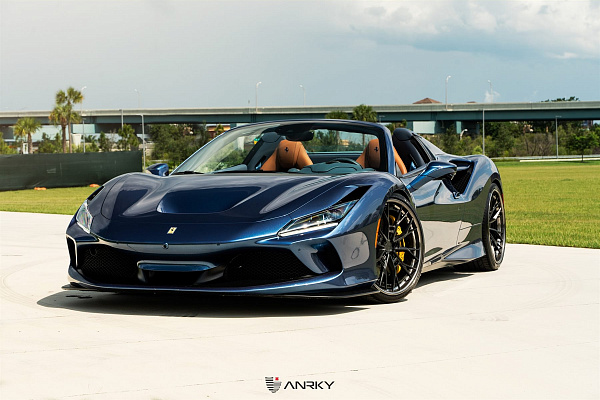 Фото дисков Anrky S3-X5 Черный сатин на Ferrari F8