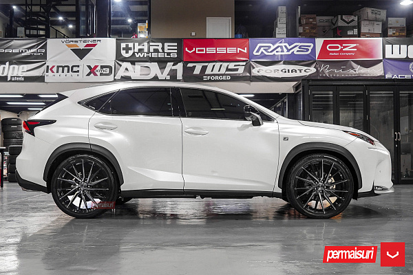 Фото дисков Vossen HF-4T Алмазная проточка на Lexus NX I