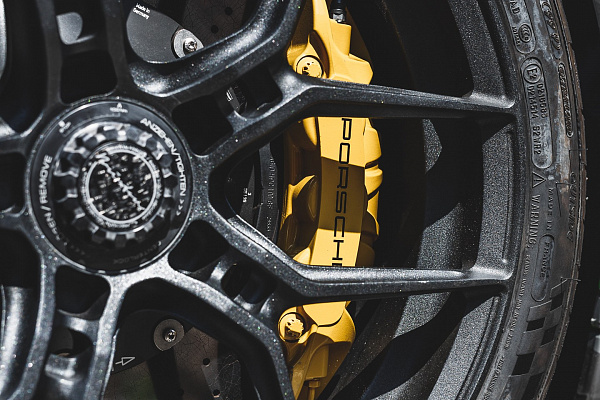 Фото дисков Brixton Forged CM5-R Черный матовый на Porsche 911 VII