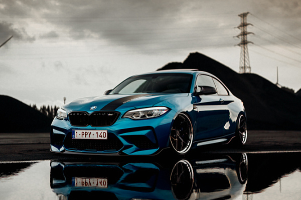 Фото дисков Brixton Forged PF5 Черный сатин на BMW 2/M2 (F22/F87)