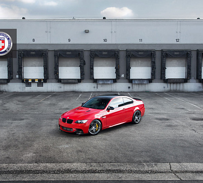 Фото дисков HRE P107 на BMW 3/M3 (F3x/F80)