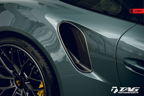 Фото дисков Anrky AN30 Сатиновый графит на Porsche 911 VII