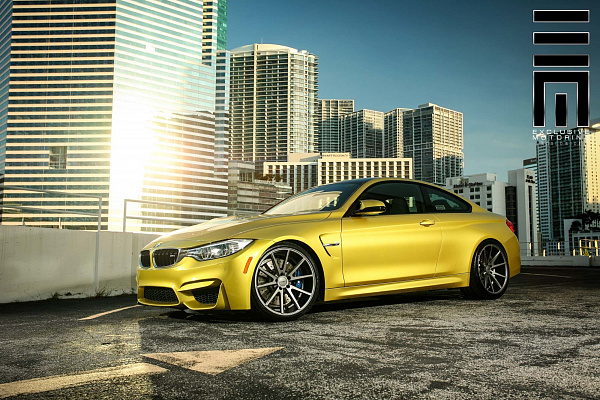 Фото дисков Vossen VFS-1 Сатиновый графит на BMW 4/M4 (F32/F82)