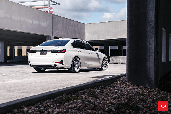 Фото дисков Vossen HF-4T Полированный лак на BMW 3/M3 (G2x/G80)