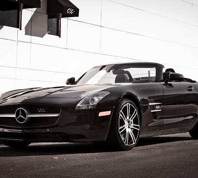 Фото дисков CEC C883 на Mercedes-Benz SLS AMG