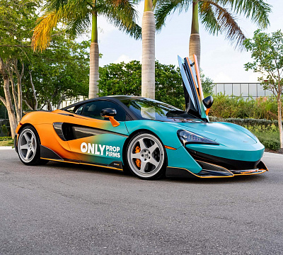 Фото дисков HRE 305 GT на McLaren 600