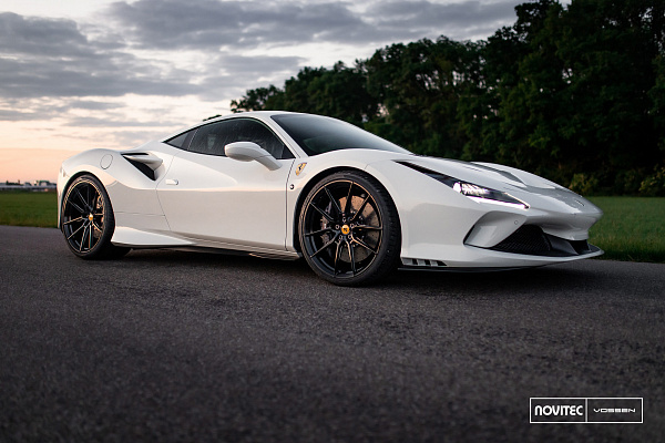 Фото дисков NOVITEC NF8 Черный глянец на Ferrari F8
