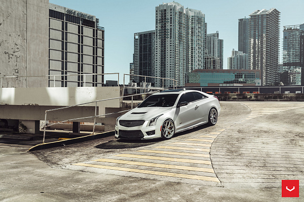 Фото дисков Vossen HF-5 Серебро на Cadillac ATS