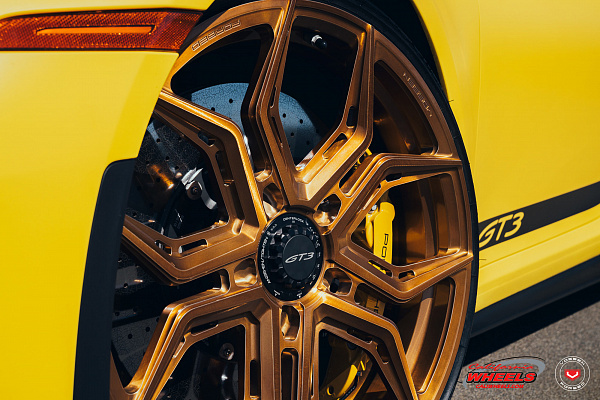 Фото дисков Vossen EVO-3R Глянцевая медь на Porsche 911 VIII