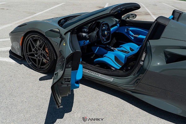 Фото дисков Anrky S3-X3 Черный глянец на Ferrari F8