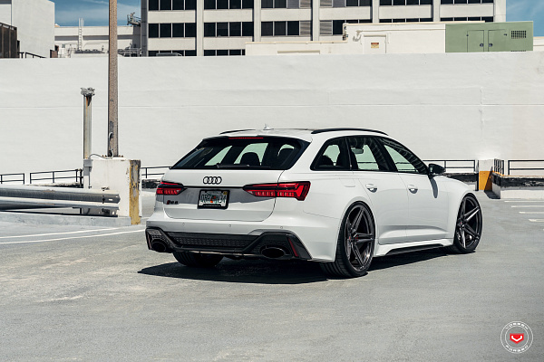 Фото дисков Vossen EVO-1R Глянцевый темный лак на Audi A/RS 6 (C8)