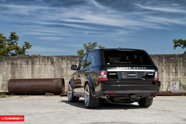 Фото дисков Vossen CV3 Серебро на Range Rover Sport I