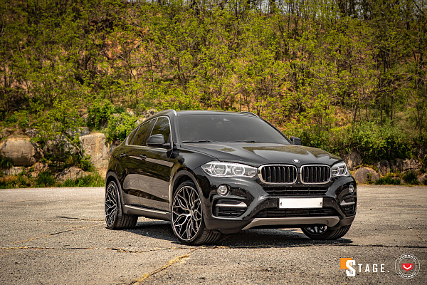 Фото дисков Vossen HF-2 Алмазная проточка на BMW X6/X6 M (F16/F86)