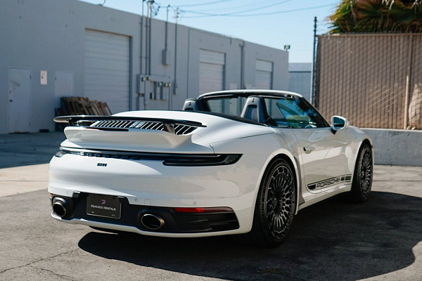 Фото дисков Brixton Forged TR20 AERO1 Черный сатин на Porsche 911 VIII