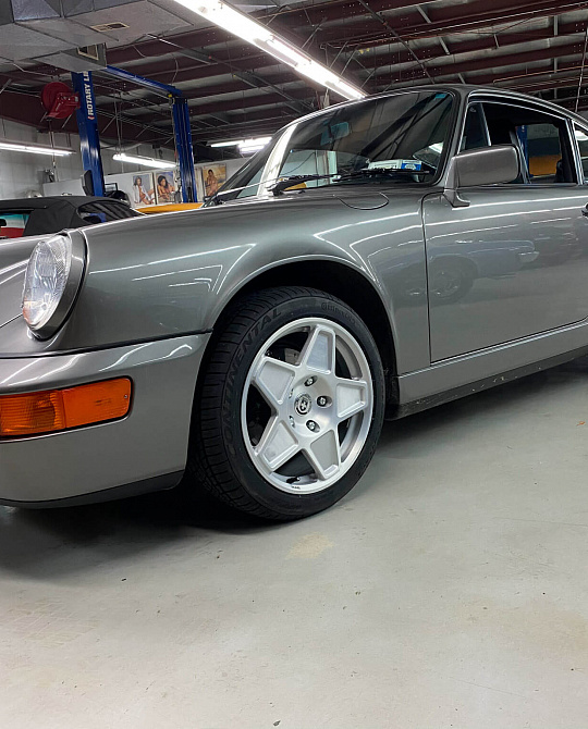 Фото дисков 505M Сатиновый лак на Porsche 911 III