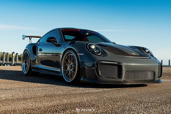 Фото дисков Anrky JDX-314 Сатиновое золото на Porsche 911 VII