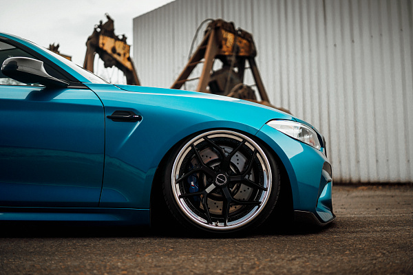 Фото дисков Brixton Forged PF5 Черный сатин на BMW 2/M2 (F22/F87)