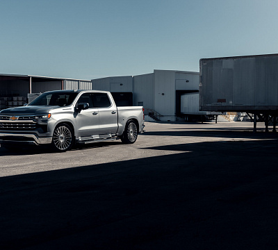 Фото дисков Vossen HF-8 на Chevrolet Silverado IV