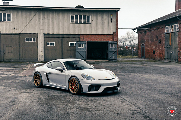 Фото дисков Vossen ML-X2 Глянцевая бронза на Porsche Cayman II