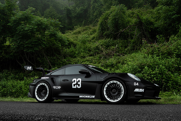 Фото дисков Brixton Forged TR11 AERO1 Черный глянец на Porsche 911 VIII