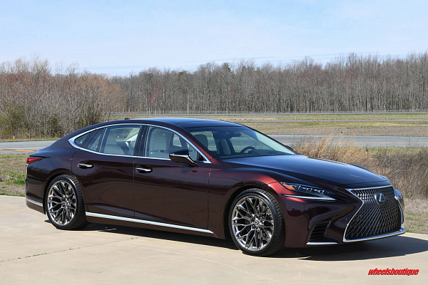 Фото дисков HRE P200 Глянцевый тонированный лак на  Lexus LS V