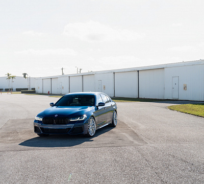 Фото дисков Vossen HF-7 на BMW 5/M5 (G30/F90)