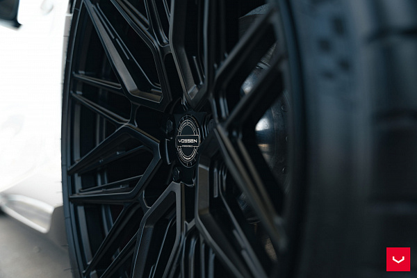 Фото дисков Vossen HF-7 Черный сатин на Toyota Supra A90