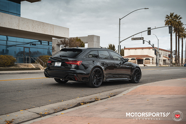 Фото дисков Vossen EVO-5 Черный сатин на Audi A/RS 6 (C8)