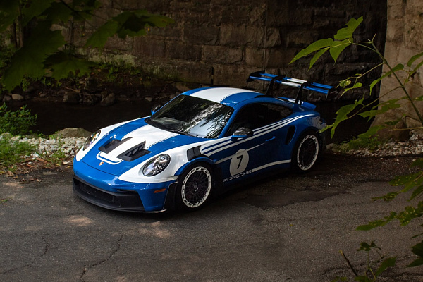 Фото дисков Brixton Forged TR11 AERO1 Белый глянец на Porsche 911 VIII