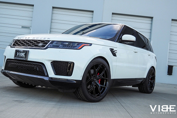 Фото дисков Vossen HF-5 Черный глянец на Range Rover Sport II