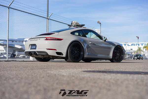 Фото дисков HRE 540C Черный сатин на Porsche 911 VII