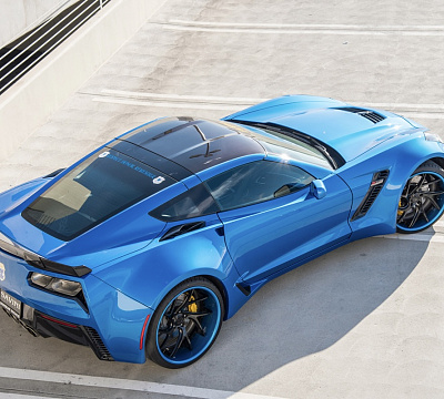 Фото дисков Savini SV67 на Chevrolet Corvette C7