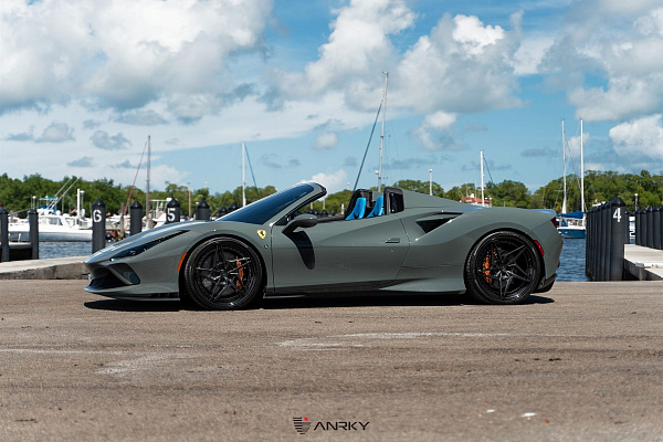 Фото дисков Anrky S3-X3 Черный глянец на Ferrari F8