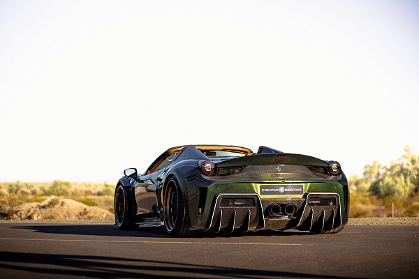 Фото дисков Brixton Forged R11-RS Глянцевая бронза на Ferrari 458