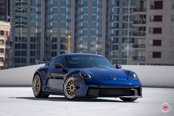 Фото дисков Vossen GEN-03 (3-piece) Сатиновая шампань на Porsche 911 VIII