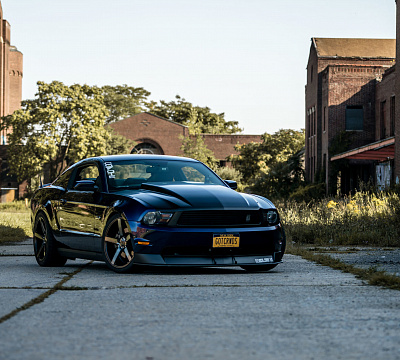 Фото дисков Vossen CV3 на Ford Mustang V