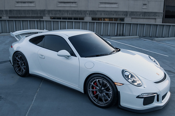 Фото дисков HRE S104SC Сатиновый темный лак на Porsche 911 VII