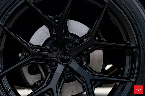 Фото дисков Vossen HF-5 Черный глянец на Mercedes-Benz GLE II