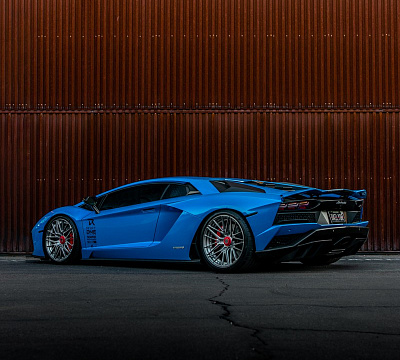 Фото дисков Brixton Forged VL4 на Lamborghini Aventador