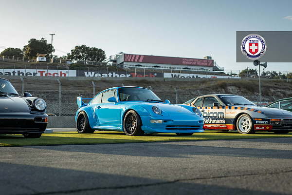 Фото дисков HRE C100 Черный сатин на Porsche 911 IV
