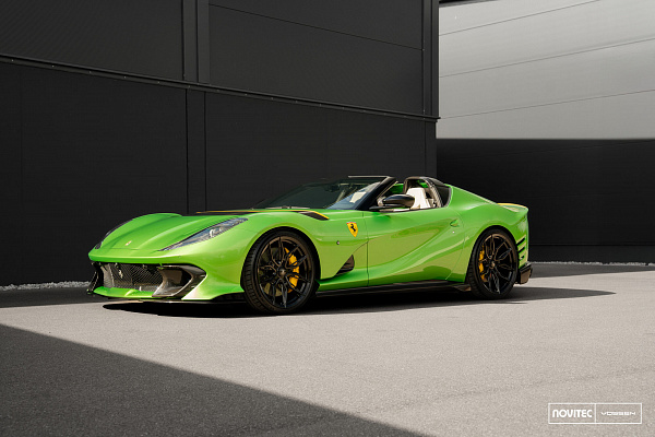 Фото дисков NOVITEC NF11 Черный глянец на Ferrari 812