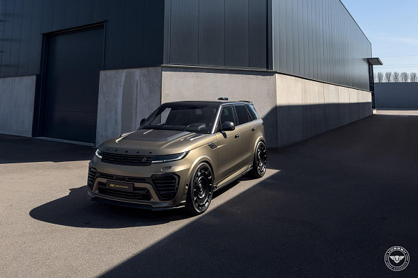 Фото дисков Vossen UV-7 Черный сатин на Land Rover Range Rover Sport III