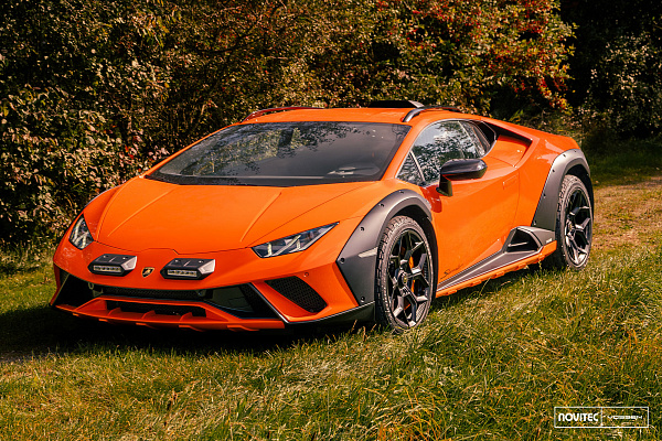 Фото дисков NOVITEC NL5 Черный сатин на Lamborghini Huracan